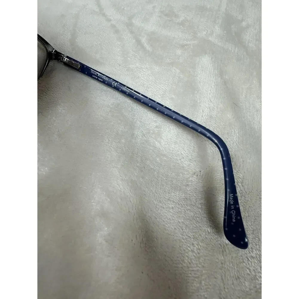 Isaac Mizrahi IM30044 Navy Womens Cat Eye Full Rim Eyeglasses 52-16-135‎